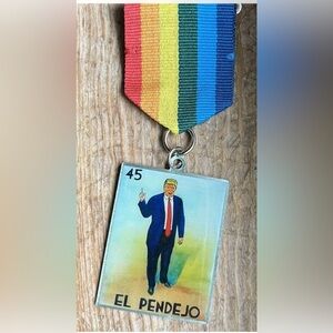 San Antonio Fiesta Collector's Medal "El Pendejo" Donald Trump-Keep Fiesta Great